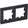 Рамка 2-м IEK BRITE РУ-2-2-БрЧ BR-M22-G-K02