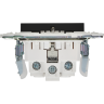 Розетка IEK SKANDY SK-R05Bl с заземлением без защитных шторок 16А черный SK-R11-16-K02